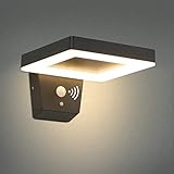 Lustrlach Solar Motion Sensor Outdoor Sconce Lights,LED Waterproof Dusk to Dawn Solar Patio Light,Wi