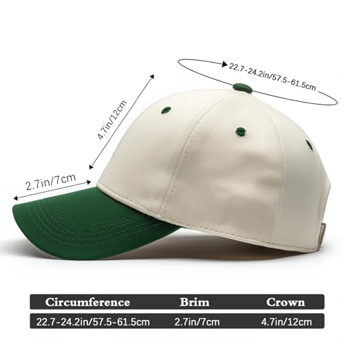Gorra trucker bordada para playa ajustable en verde miniatura 6
