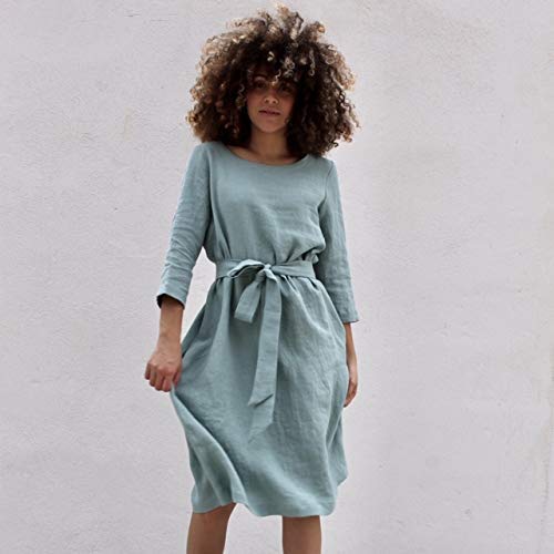amazon uk linen dresses