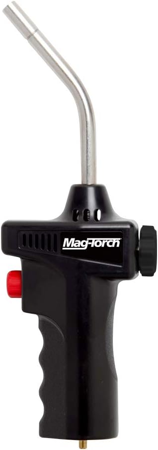 Mag-Torch MT535C Utility Hand Torch, Trigger-Start Ignition and Adjustable Webbed Flame with Ergonomic Grip Handle : Tools & Home Improvement