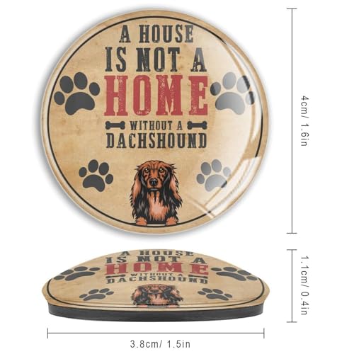 Imanes de dachshund para nevera de cristal y pizarras imantadas decorativas de perros 4