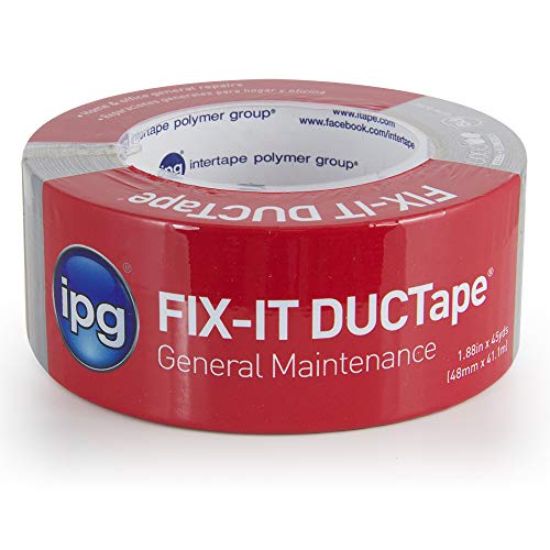 Image of IPG Fix-It DUCTape, General Maintenance Duct Tape, 1.88 inch x 45 yd, Silver (Single Roll)
