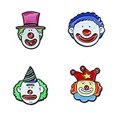 Zirkustruppe Clown Brosche Design, kreativ und schick.