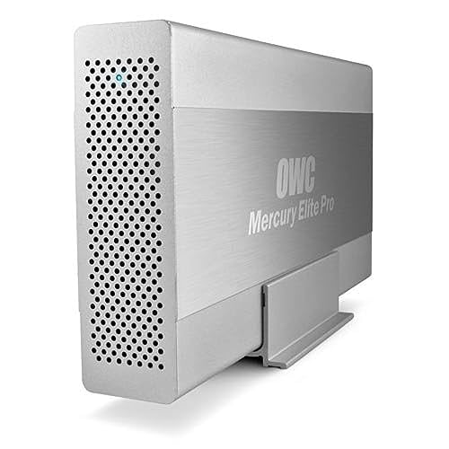 OWC Mercury Elite Pro 2TB 2000GB Silver - external hard drives (Wired, 5 - 42 °C, FireWire 800, USB 3.0 (3.1 Gen 1) Type-B, eSATA, HDD, -40 - 65 °C, FireWire, USB, eSATA)