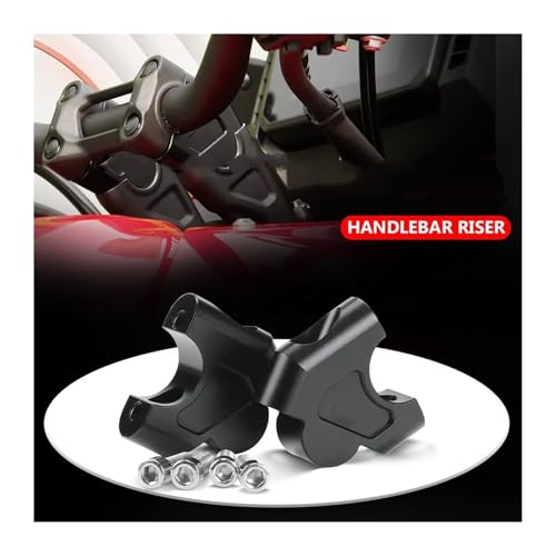 Rehausseurs guidon pour NX 500 2024 rallonge frein accessoire moto argent - 2