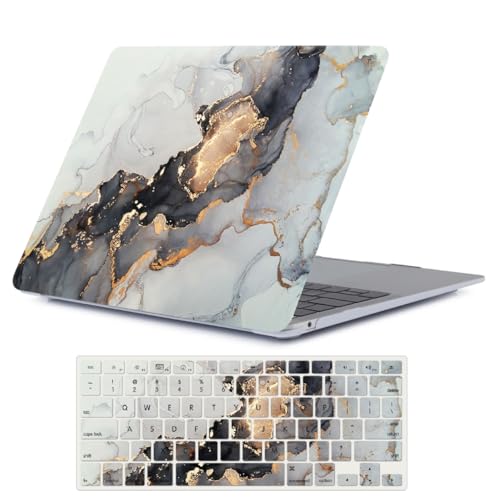 Coque MacBook Air 15 Pouces M3 style marbre pour travailler au bureau et en déplacement A3114