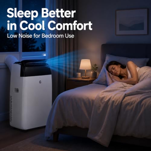 Image of 14,000 BTU Portable Air Conditioners, Cools Large Room Up to 700 Sq.Ft, 4-in-1 AC Unit with Dehumidifier & Fan, Remote Control, Quiet Sleep Mode, Energy Efficient for Home Office Garage