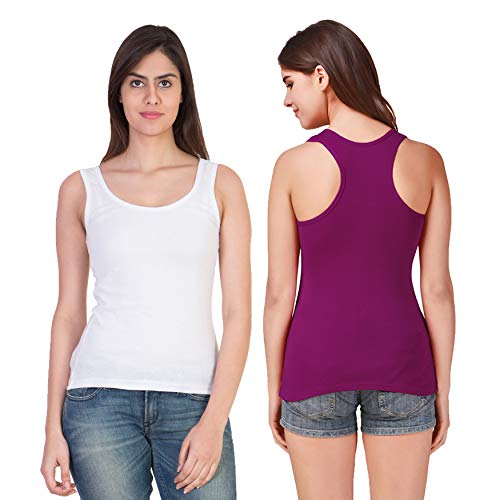 Image of Camisole Tank Top Vest Racerback Sando Camis for Women, Girls (Pack of 2)