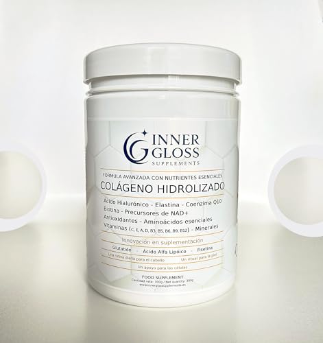 Colágeno Hidrolizado VERISOL® (5000 mg) + Elastina PROLASTIN® + Ácido Hialurónico + Biotina + Coenzima Q10 + Glutation + Vitamina B12 + Fisetina - Un Total de 23 ingredientes en perfecta sinergia.