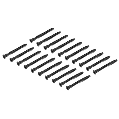 uxcell 20 pcs M5x50mm vis autotaraudeuse acier carbone tête fraisée