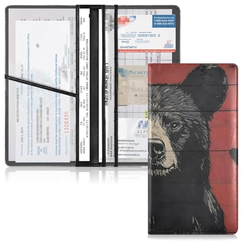 Organizador de Documentos para Auto Piel PU