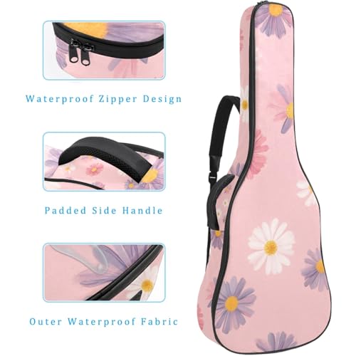 Sac à dos pour guitare basse et acoustique imperméable multicolore