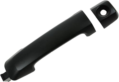 Miniatura 652 de TRQ Manija de la puerta exterior trasera izquierda del lado del conductor negra compatible con Honda Civic 2001-2005