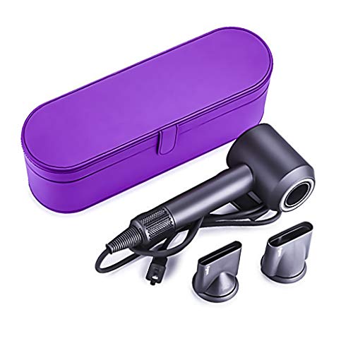 Portable Storage Case for Dyson Supersonic Hair Dryer, Danlince Magnetic Flip PU Leather Hard Box, Moistureproof Anti-scratch Dustproof Organizer Travel Gift Case for Dyson Supersonic Hair Dryer.
