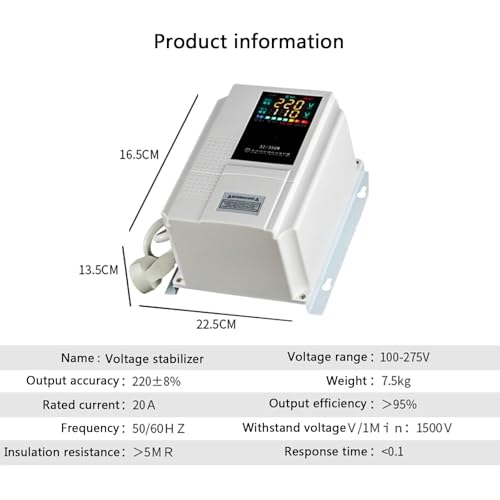 Stabilisateur de tension pour appareils instables 220V monophasé 3000W - 3