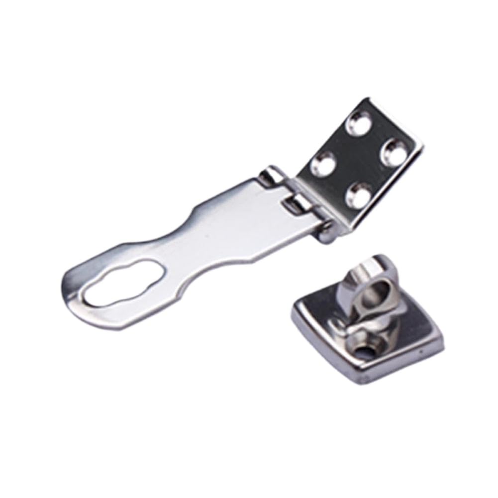 Bootsschwenköse mit Verriegelung, Hasp-Riegel-Hardware, 7,6 cm, Marine-Zubehör, Edelstahl 316