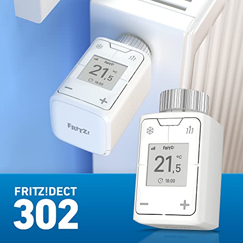 AVM Fritz!DECT 302 (Intelligenter Heizkörperregler für das Heimnetz, für alle gängigen...
