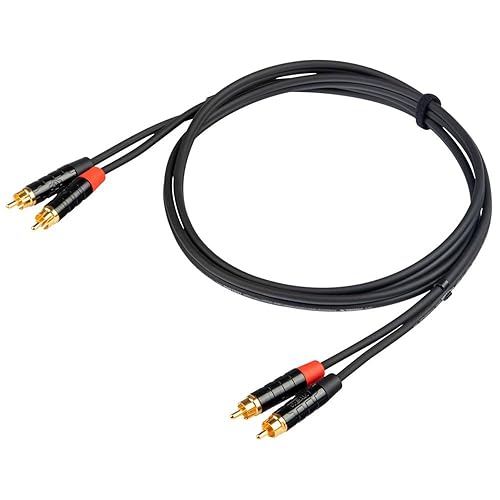 Pro Signal Cavo Audio 3,5 Mm A 2 RCA – Sottile E Pratico, 2 Metri, Nero - 2