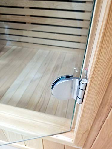 Canadian Hemlock Wood Traditional Swedish 48" 1 Or 2 Person Indoor Sauna Spa, With 6Kw Wet Or Dry Heater, Advanced Control Panel, Rocks, And Water Bucket #TOP5