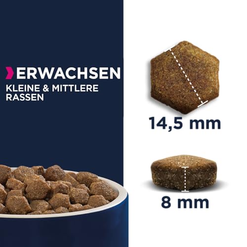 Eukanuba Hundefutter mit Lamm & Reis für kleine und mittelgroße Rassen - Trockenfutter für ausgewachsene Hunde, 2,5 kg