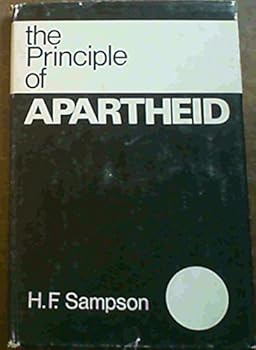 Hardcover The Principle of Apartheid. [Unknown] Book
