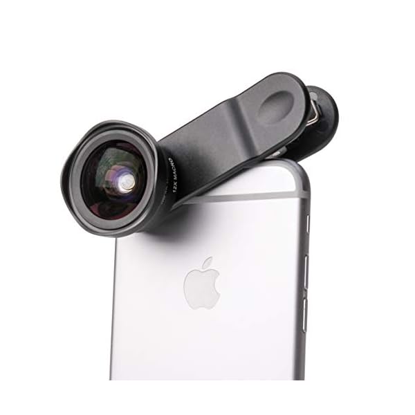 Pictar Smart Lens Weitwinkel- / Makro Objektiv, hochwertiges optisches Glas, Smartphone-Zubehör, Fotozubehör, 2in1… – Bild 3