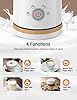 YISSVIC Milk Frother Electric Milk Steamer Automatic Hot or Cold Milk Foam Maker for Capuccino Chocolate Latte