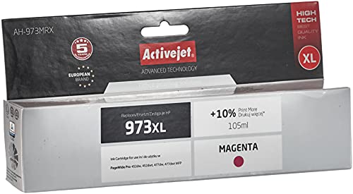 Activejet AH-973MRX Cartouche d'encre 1 pièce(s) Compatible Rendement élevé (XL) Magenta