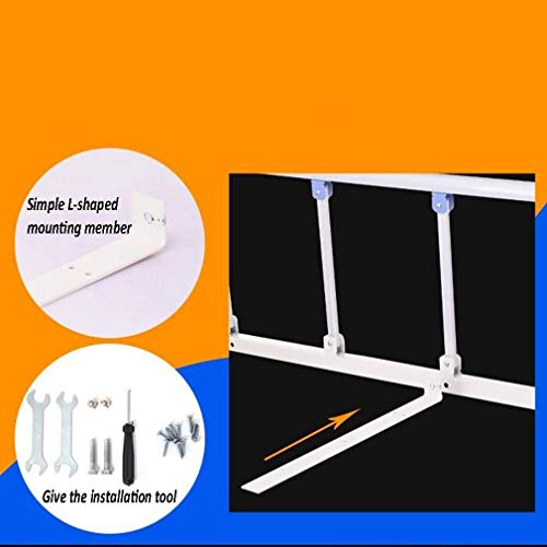 Barandilla de cama plegable de 120 cm y protector lateral de seguridad para ancianos 5