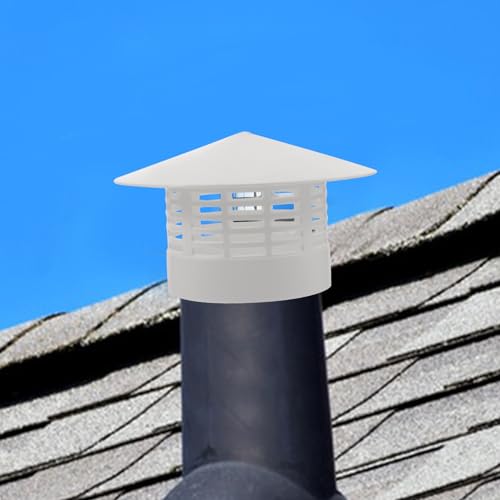 Cubierta de plástico para ventilación ifundom de techo con sombrero protector 7