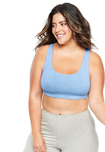 Leading Lady Sports Bra For Women - The Serena Wirefree Sports Bra - Heather Grey #TOP4