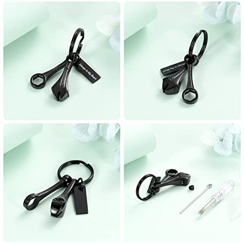 Shajwo SH+F11976+BK Cremation Jewelry Wrench Urn Keychain thumb #2