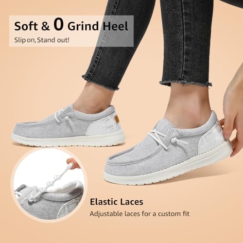 STQ Women's Slip on Loafers丨Orthopedic Comfotable Ultralight Boat Casual Shoes with Arth Support3