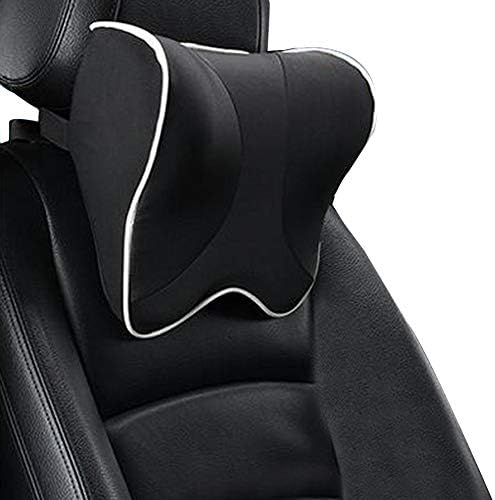 ZATOOTO Car Neck Pillow - Memory Foam Headrest Pillow for Car Seat, Neck Support for Adult and Child, Black