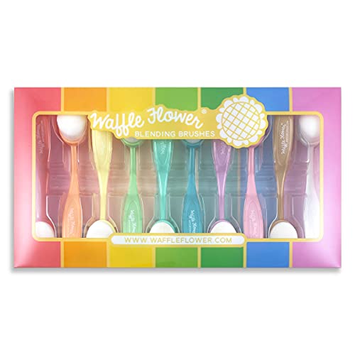 Waffle Flower Blending Brushes - Not All Brushes are Created Equal. Waffle Flower Brings You This Set of 10 Blending Brushes for The Best Craft Experience.