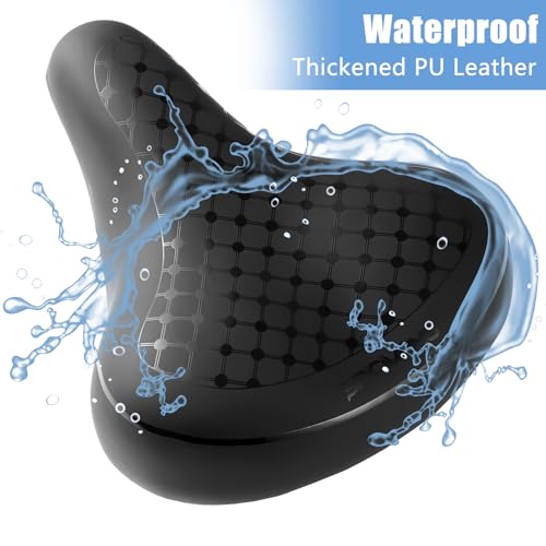 Spicimomo Comfort Bike Seat, Bike Seat Cushion Compatible With Mountain Bikes, City Bikes thumb #4