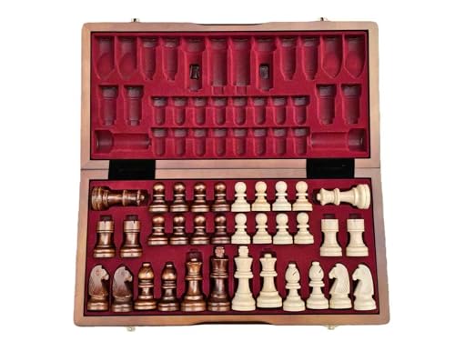 50% Off 15-Inch Magnetic Wooden Chess Set - Now $19.99