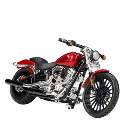 Motorrad-Modelle Für Harley-Davidson 1997 FXDL Dyna Low Rider, 2008 FXSTB Night Train, Vintage-Motorrad-Modellserie Im Maßstab 1:18, Replika-Auto-Ornament-Geschenk(2016 Breakout red)