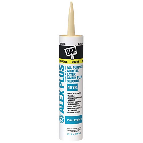 Dap 18130 12 Pack 10.1 oz. Alex Plus All Purpose Acrylic Latex Adhesive ...