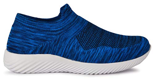 Image of Aadi Mens Aadi Men's Blue & White Mesh Outdoor Casual ShoesSneaker