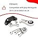 JAVOUKA Engine Motor Mount Set, for Jeep Renegade 2015 2016 2017 2018 500x 1.4L, #OE 68254474AA 68254669AA 68257232AA