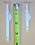 5pc - Shutter Clearview Joiner White (3 1/2" Long)