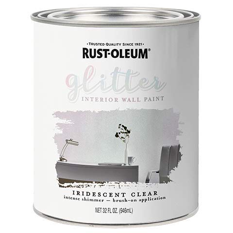 Rust- Oleum Glitter Paint Iridscent Clear