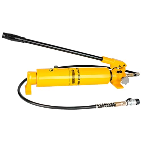 Image of CP-700-2 Hydraulic Manual Pump 10000psi High Pressure Hydraulic Hand Pump 2700cc Oil Capacity Hydraulic Lifting Pump