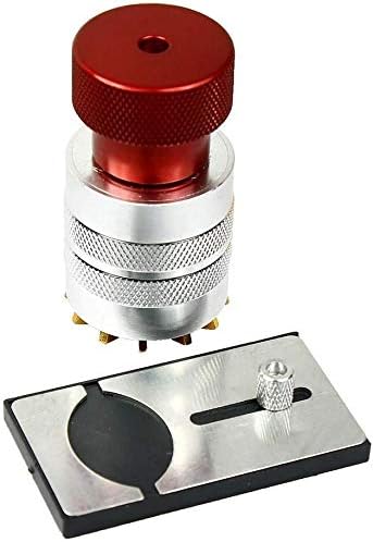 eoocvteoocvt Professional Watch Plastic Crystal Lift Glasses Remover Inserter Repair Tool with Base - Red