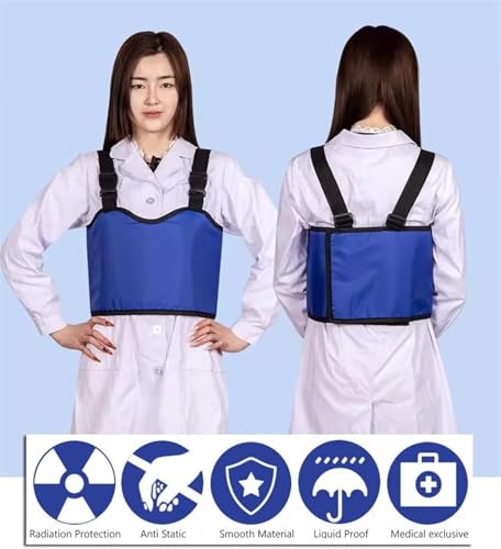 Chaleco de plomo pectoral con blindaje para tomografía computarizada 3