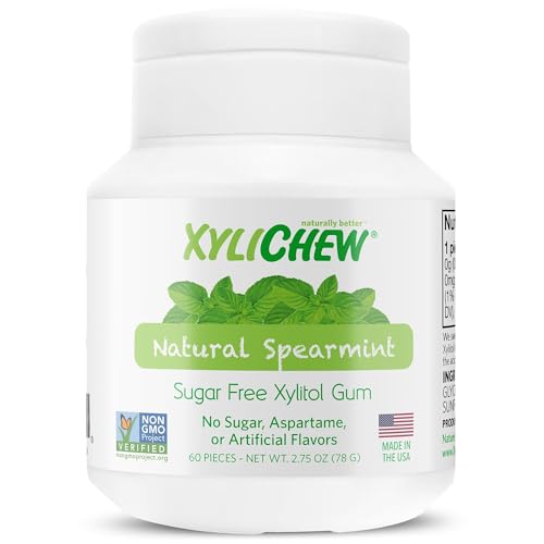 XYLICHEW SPEARMINT CHEWING GUM 60 PIECES