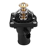 ☆【Termostato de refrigerante perfecto】 - Termostato 100% nuevo del mercado de accesorios Termostato de refrigerante del motor hecho con plástico y metal de alta calidad para un uso prolongado.Mano de obra exquisita, buena anticorrosión y resistencia al desgaste, su mejor opción.