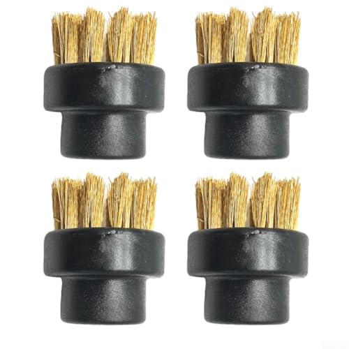 Set di 4 spazzole compatibili con pulitore a vapore Dupray con ugelli in acciaio inossidabile per una rimozione efficace dello sporco in aree difficili da raggiungere, tra cui giunti, fessure
