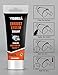 Visbella Auto Vehicle Exhaust System Sealant, Non-Slumping Professional Repair Crack Adhesive Super Glue Sealer for Car Mufflers, Tailpipes, Catalytic Converters (Tube, Gram, 75)